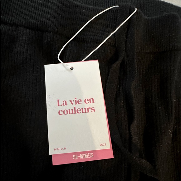 4th & Reckless Scorino Tie Knit Pants - size 8 - Picture 11 of 14